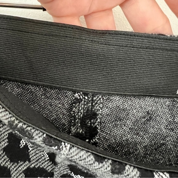 Anthropologie Maeve Mollie Kick Flare Gray Leopard Pants - Picture 11 of 14